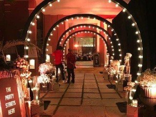 Illuminated Arch Tunnel - Ahmedabad Event Management