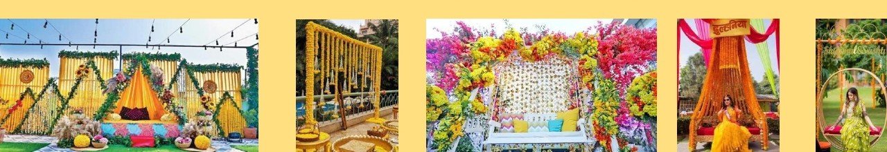 Haldi & Mehendi Decorations hero - Ahmedabad Event Management