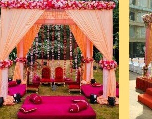Traditional Baithak Mandap - Ahmedabad Event Management