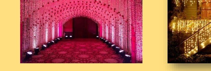 LED Parcan Entry Tunnel - Ahmedabad Event Management