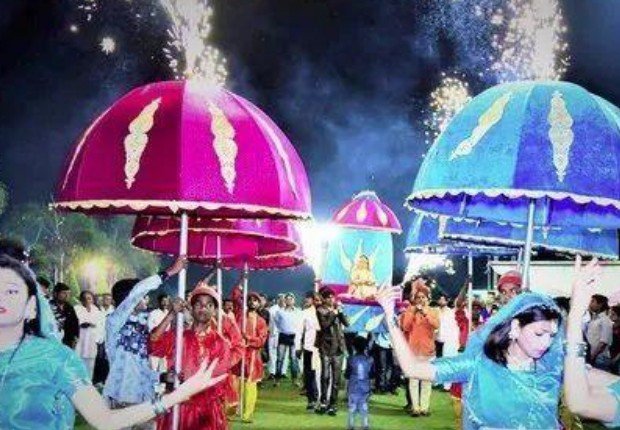 Illuminated Umbrella Procession - Ahmedabad Event Management