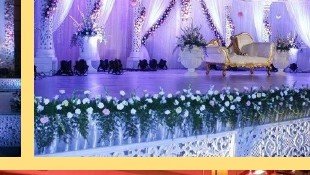 Draped Fabric Stage - Ahmedabad Event Management